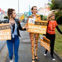 Every day is a day too much! One Voice in action in Granville for circus animals in France