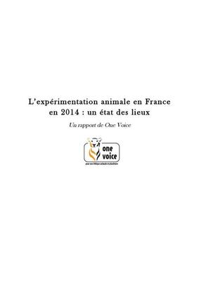 L'expérimentation animale en France en 2014