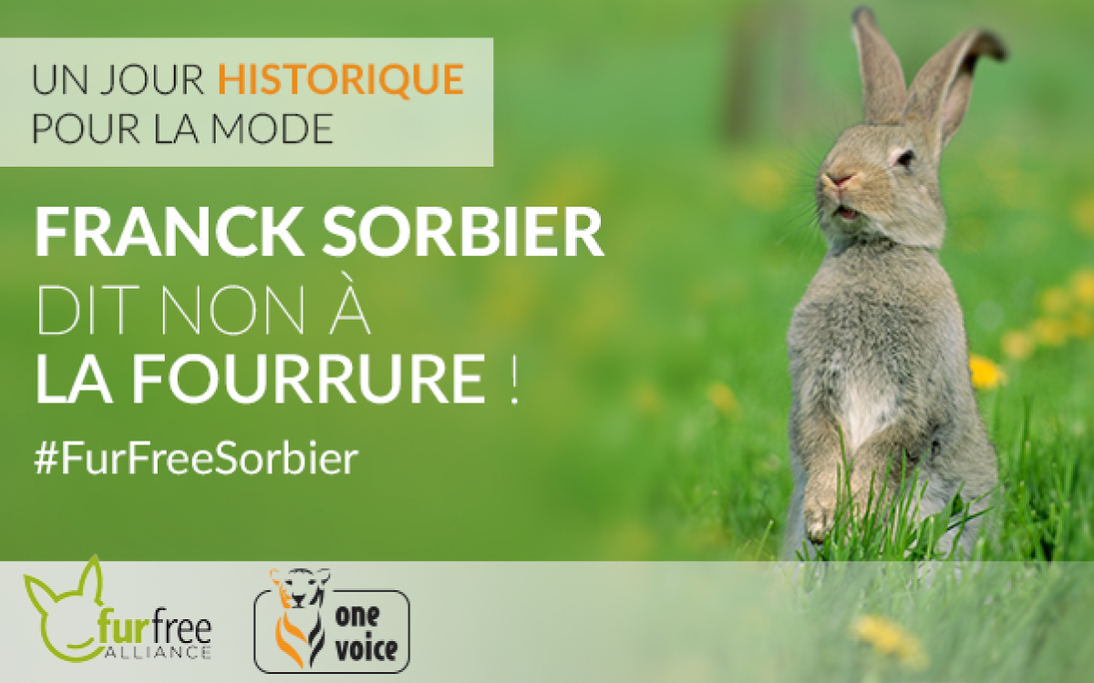 Franck Sorbier s’engage avec One Voice !