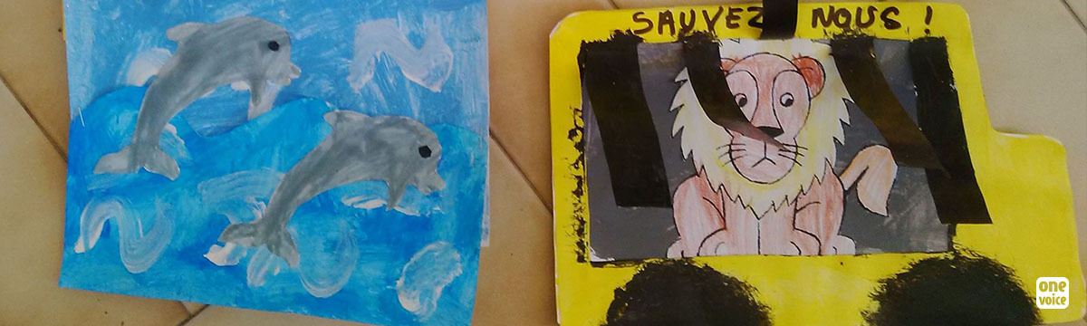 Art engages children against captivity 